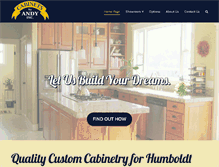 Tablet Screenshot of cabinetsbyandy.com